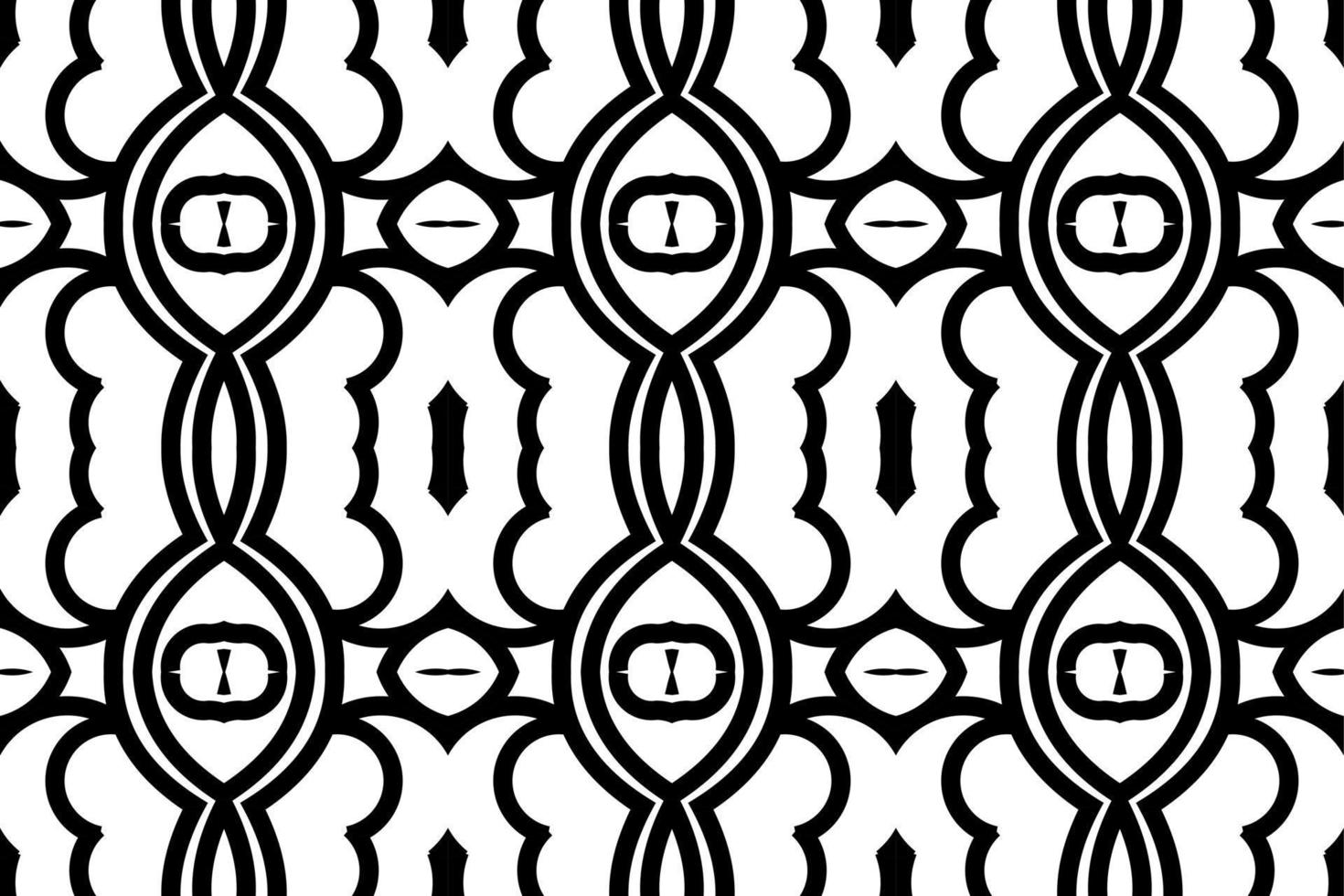 SEAMLESS PATTERN. BLACK AND WHITE SIMPLE BACKGROUND. vector