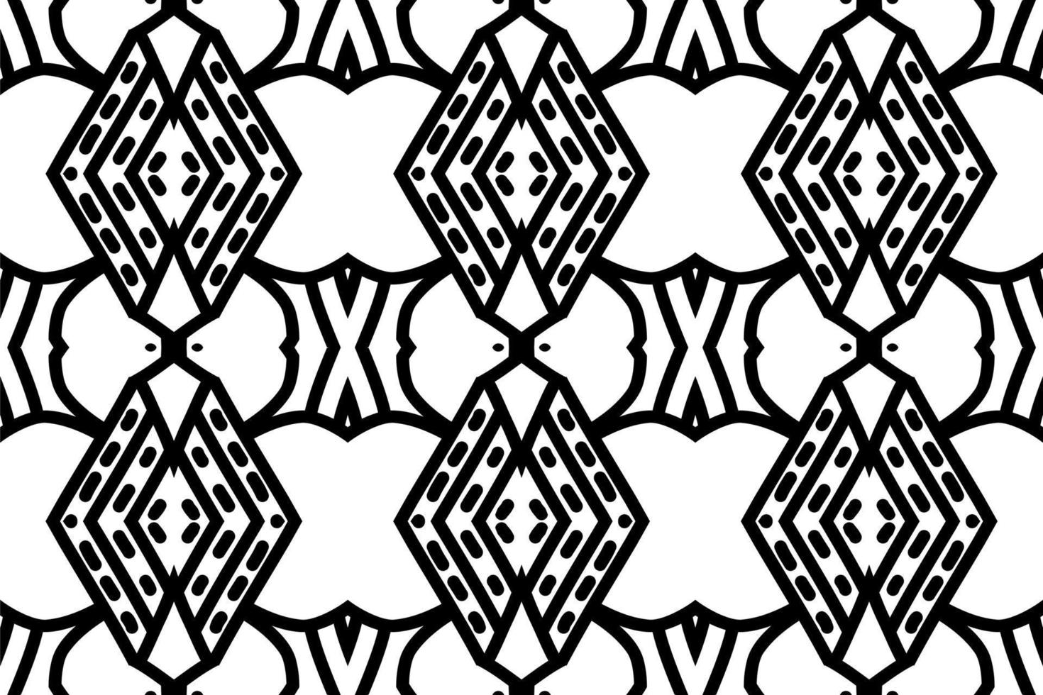 SEAMLESS PATTERN. BLACK AND WHITE SIMPLE BACKGROUND. vector