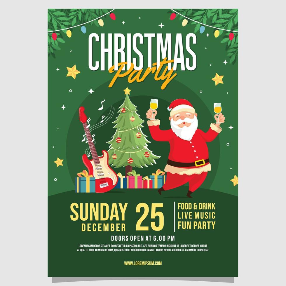 Christmas Party Poster Template 14605823 Vector Art at Vecteezy Christmas Party Poster Template 14605823 Vector Art at Vecteezy