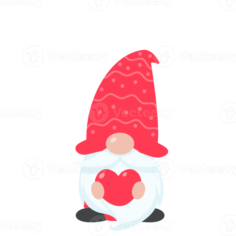 Christmas gnome. A little gnome wearing a red woolen hat. celebrate on christmas png