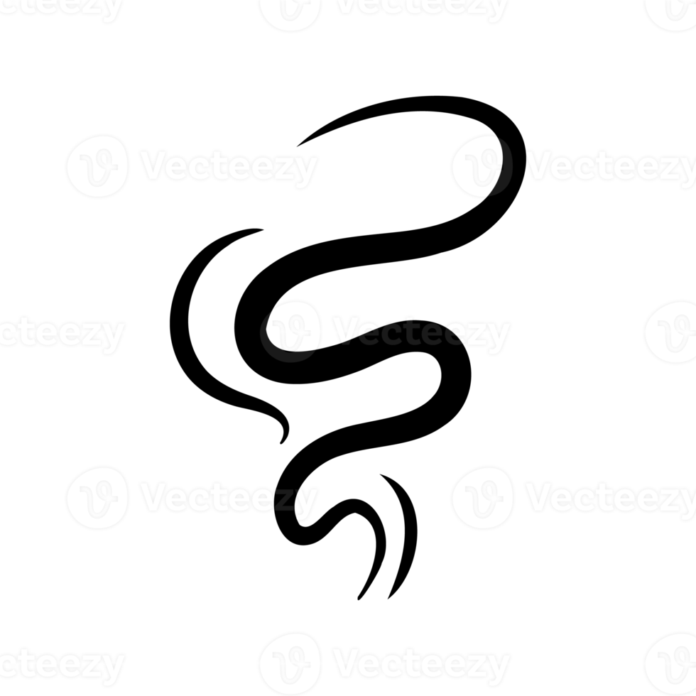 Smoke lines. Hot vapors that evaporate from food and beverages. png