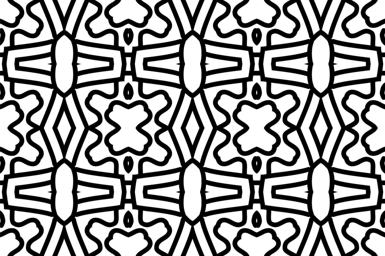SEAMLESS PATTERN. BLACK AND WHITE SIMPLE BACKGROUND. vector