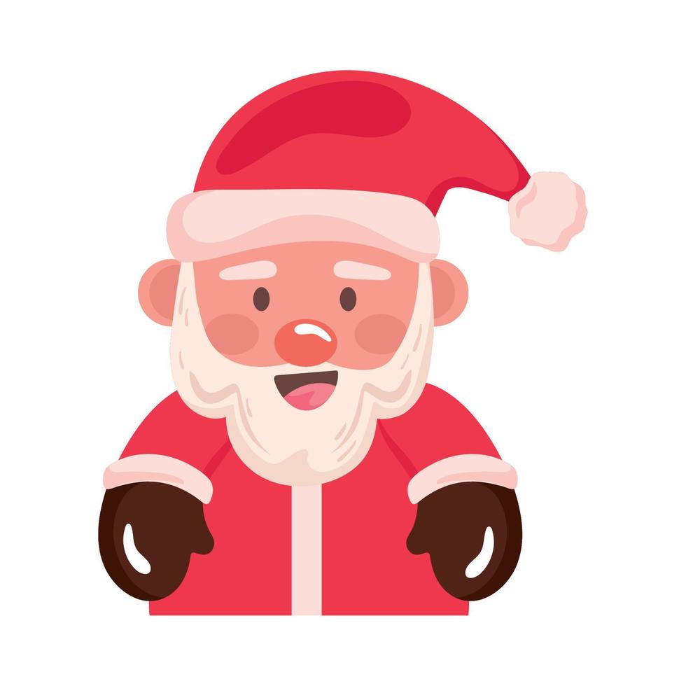 happy santa claus vector