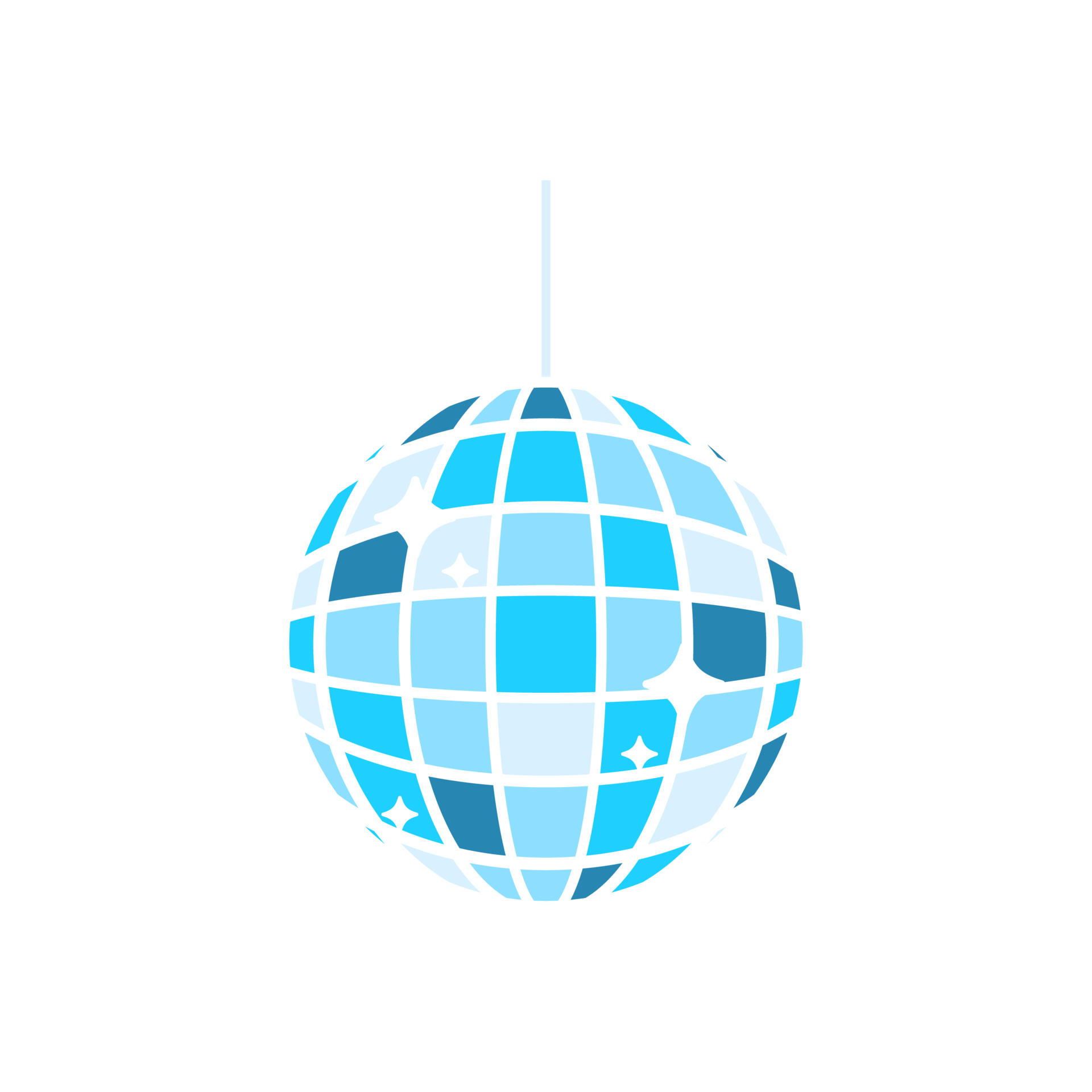 Disco ball. colorful glass balls for party night celebration 14606009 PNG