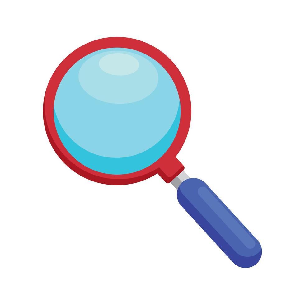 magnifying glass search vector