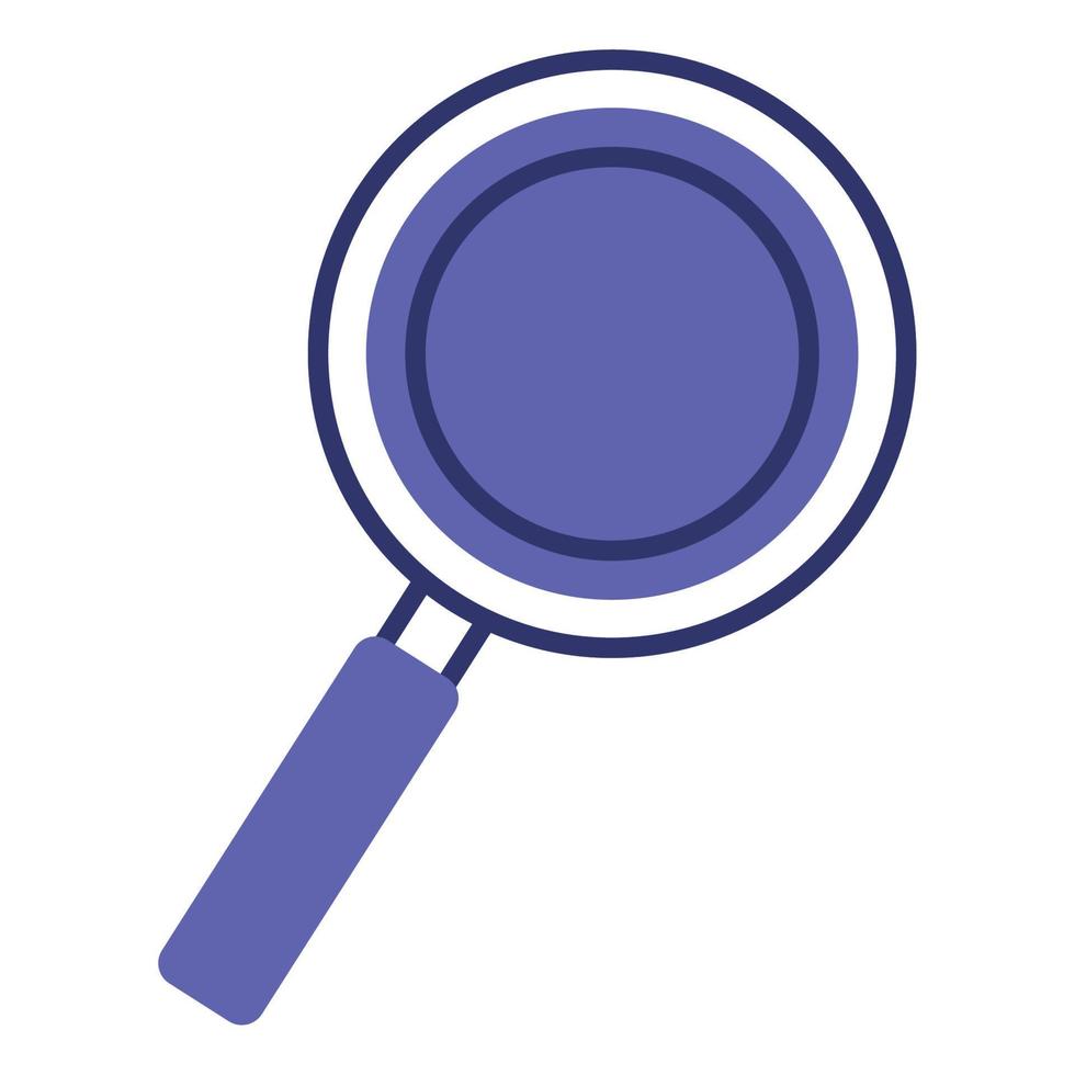 purple magnifying glass search vector