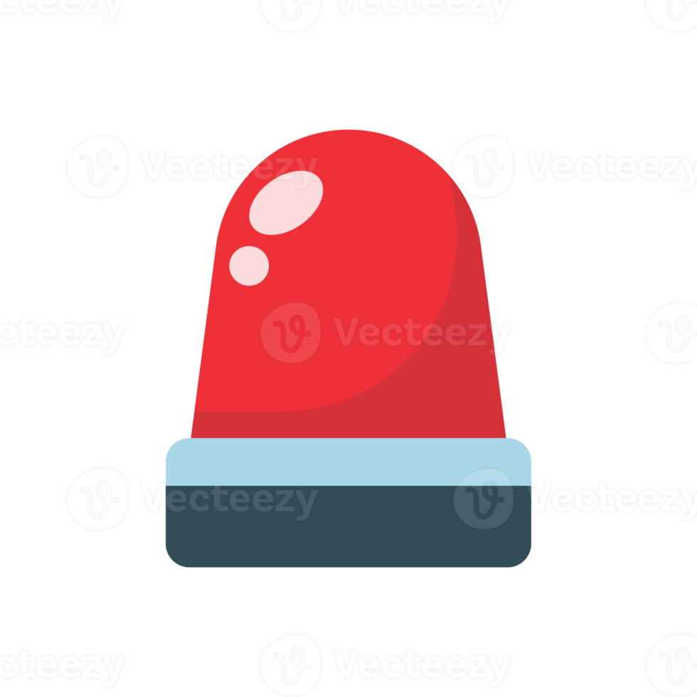Symbol für Notfallsirene. Warnblinkanlage, Rettungswegalarm png