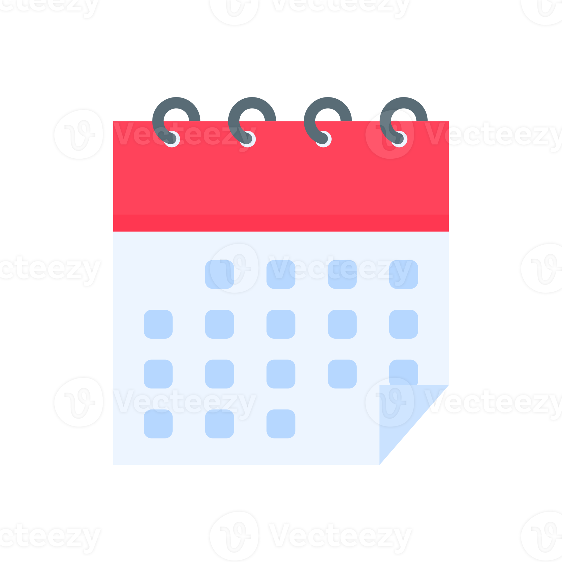 Calendar icon. A red calendar for reminders of appointments and