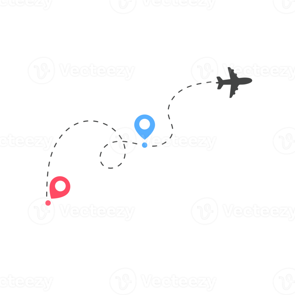 pino de rota de viagem de avião no mapa do mundo ideias de viagens de viagem png