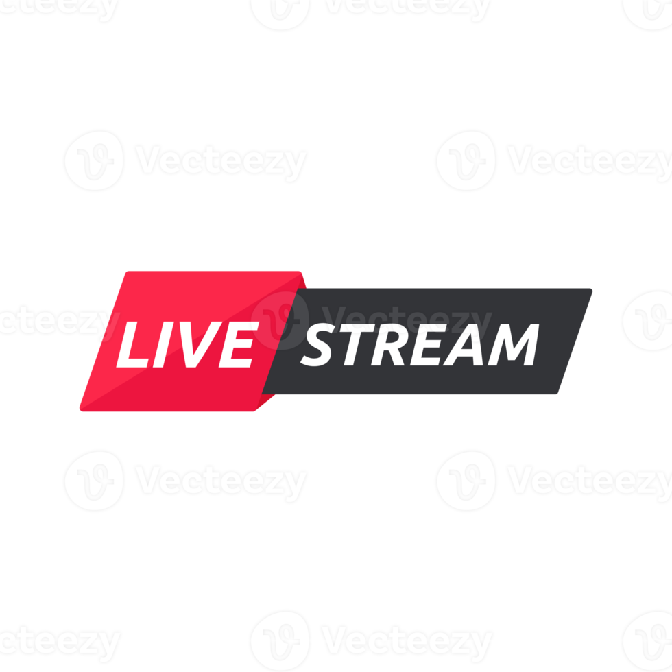 live streaming symbolenset online uitzendpictogram het concept van live streaming voor verkoop op sociale media. png