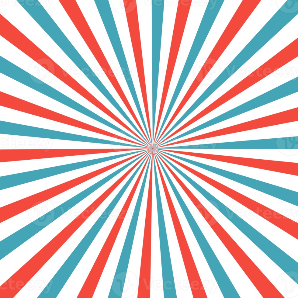 comic light rays background png
