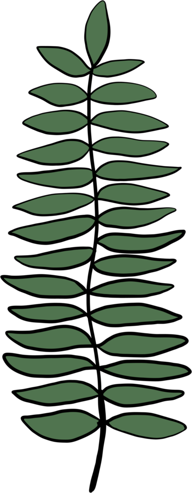 enkelhet blommig freehand teckning platt design. png