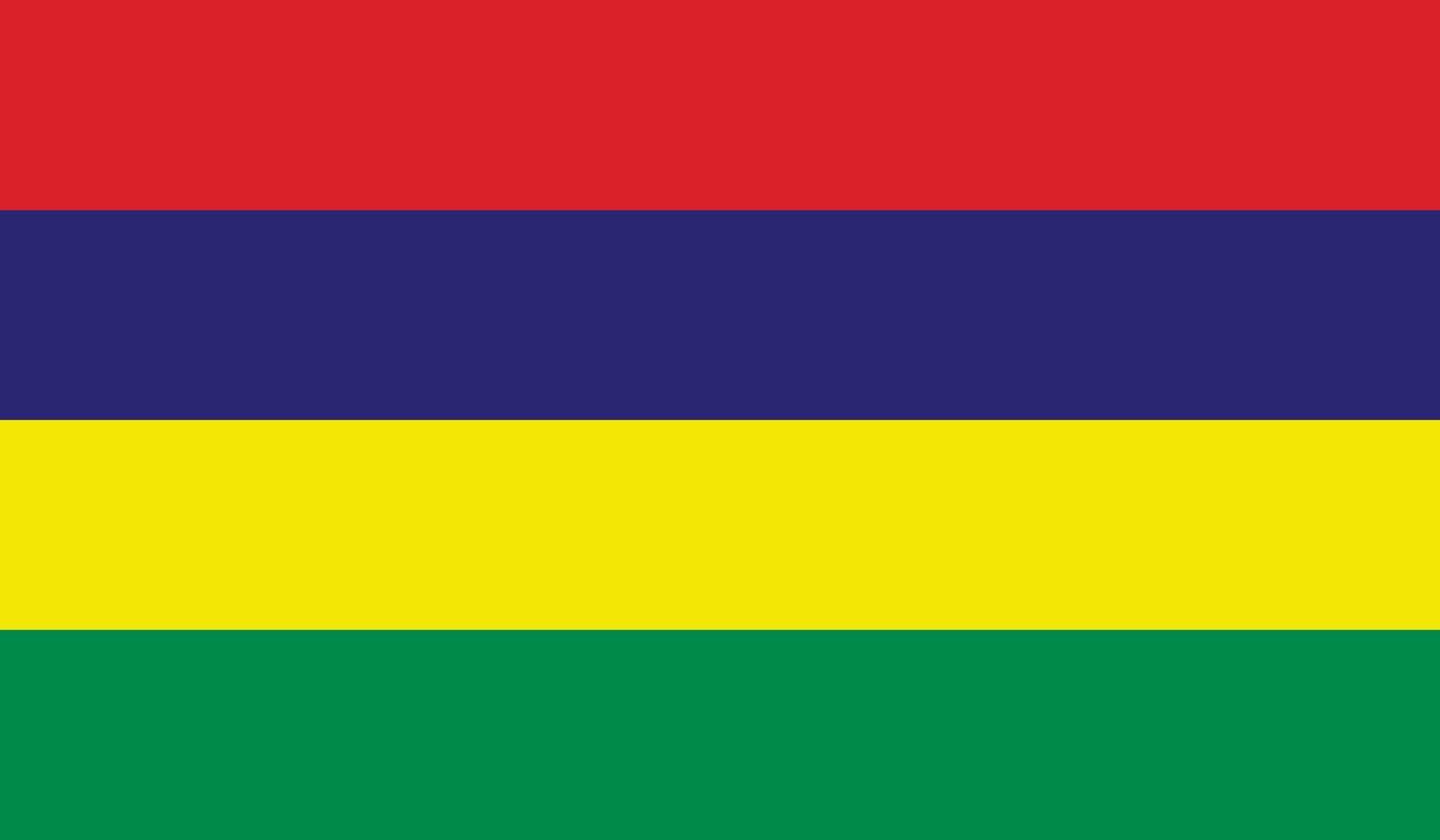 Mauritius flag image vector