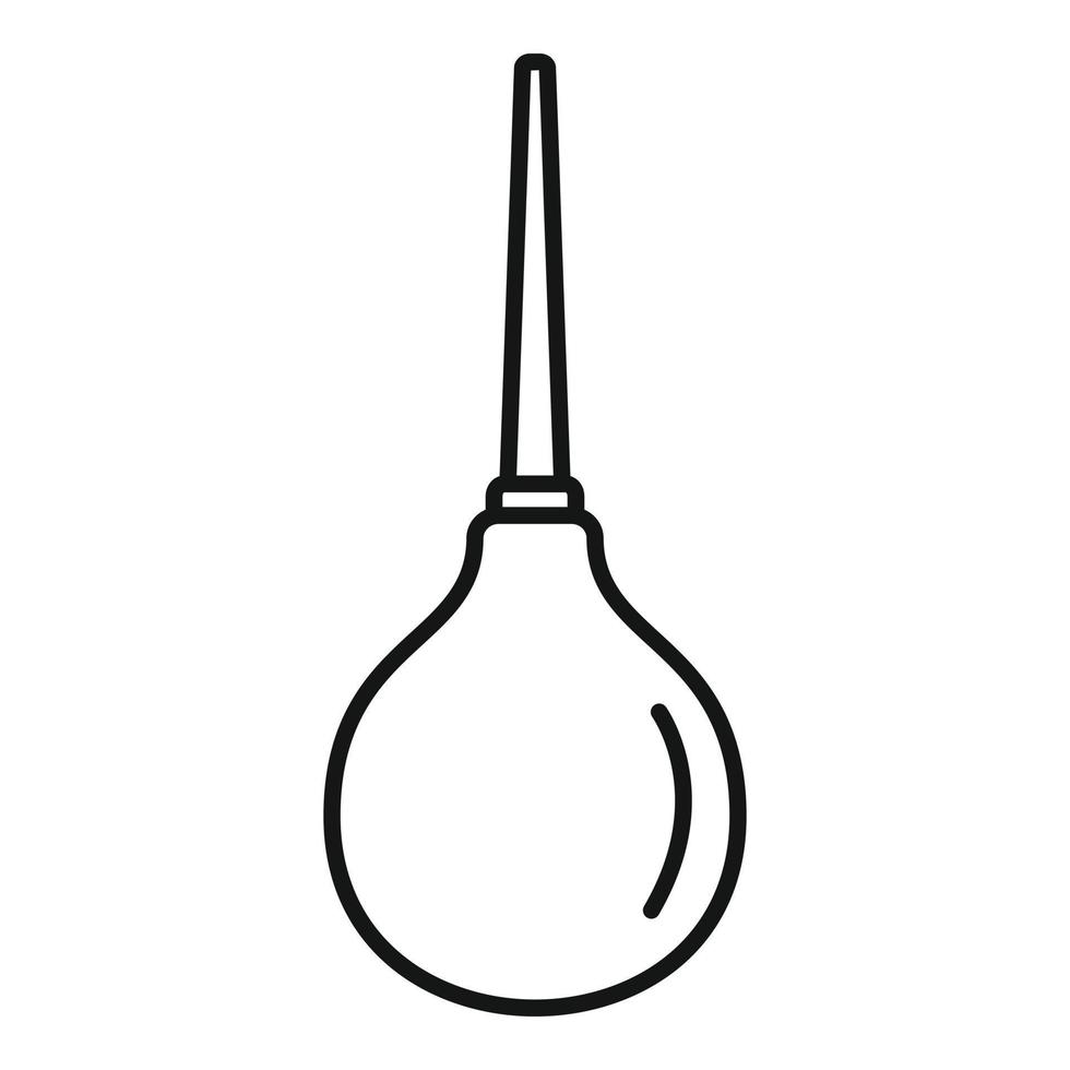 Medical pump icon, outline style vector