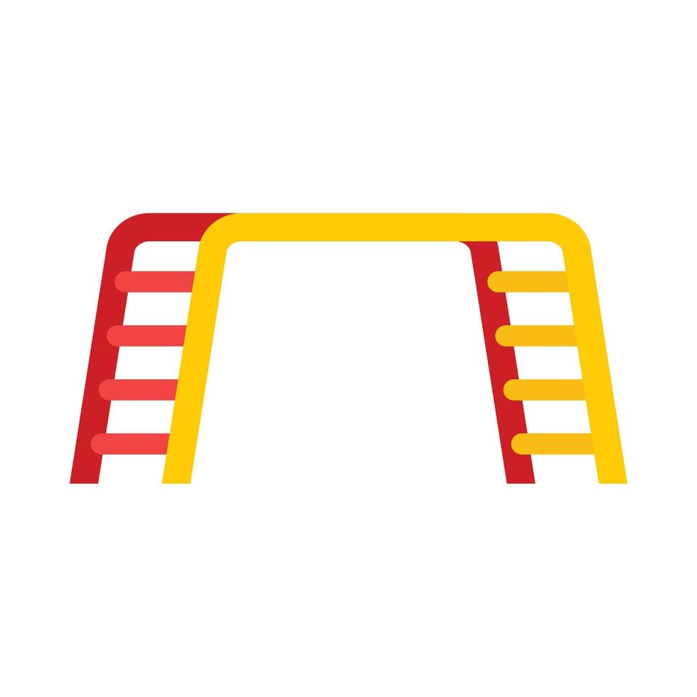 Kid amusement bar icon, flat style vector