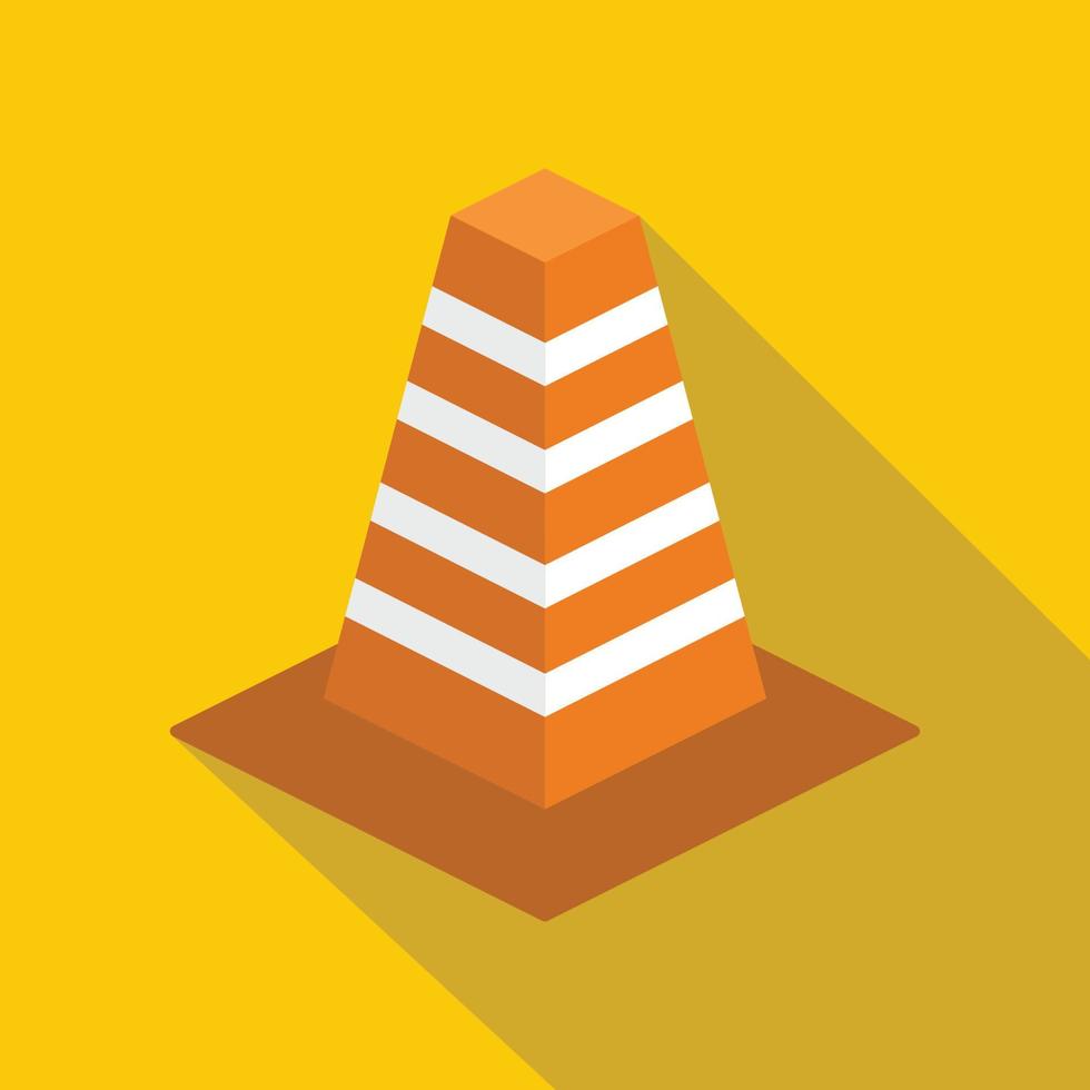 Barrier icon, flat style vector