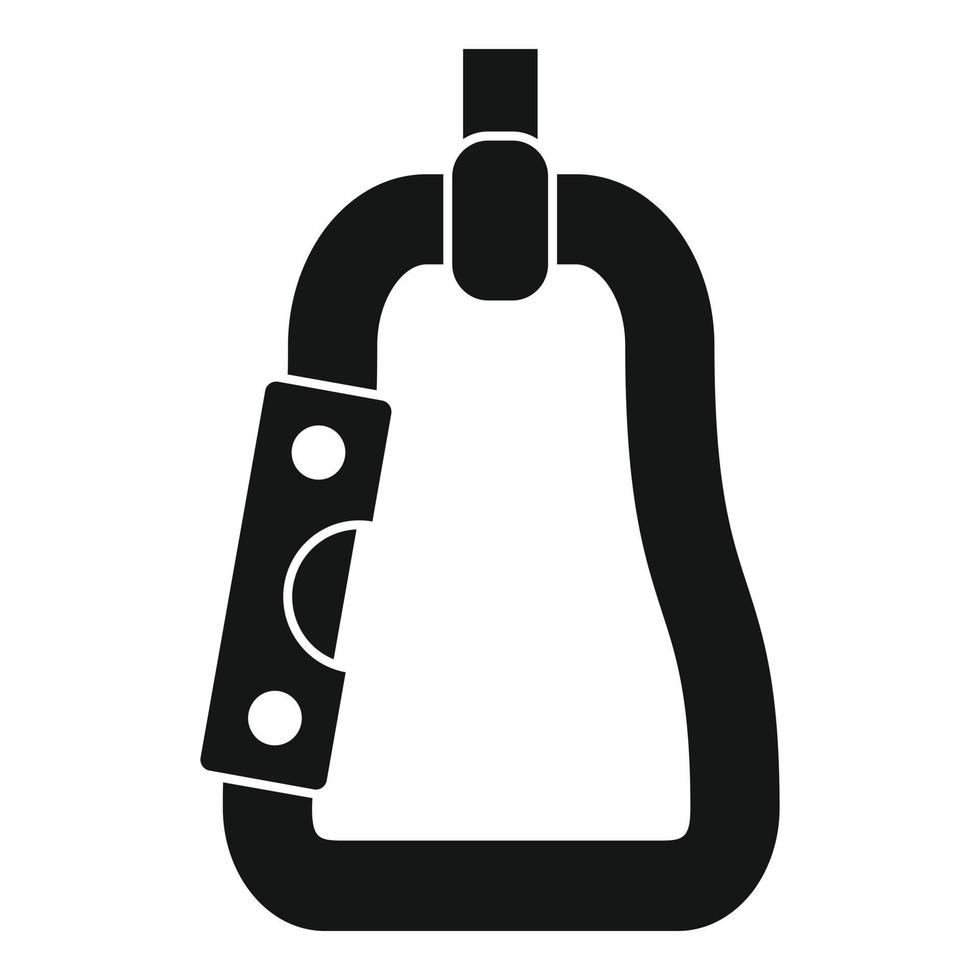 icono de carabina, estilo simple vector