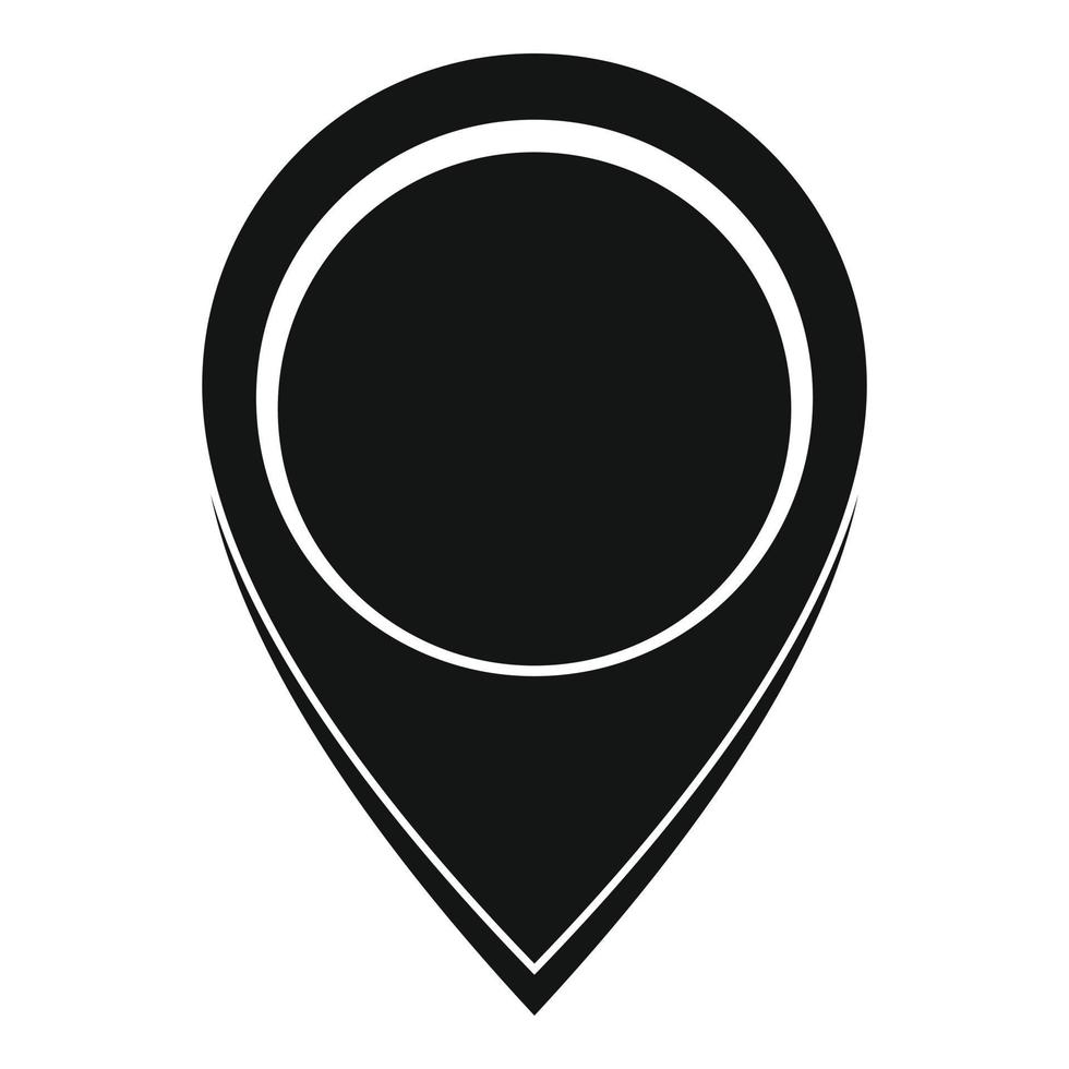 Navigation mark icon, simple style. vector