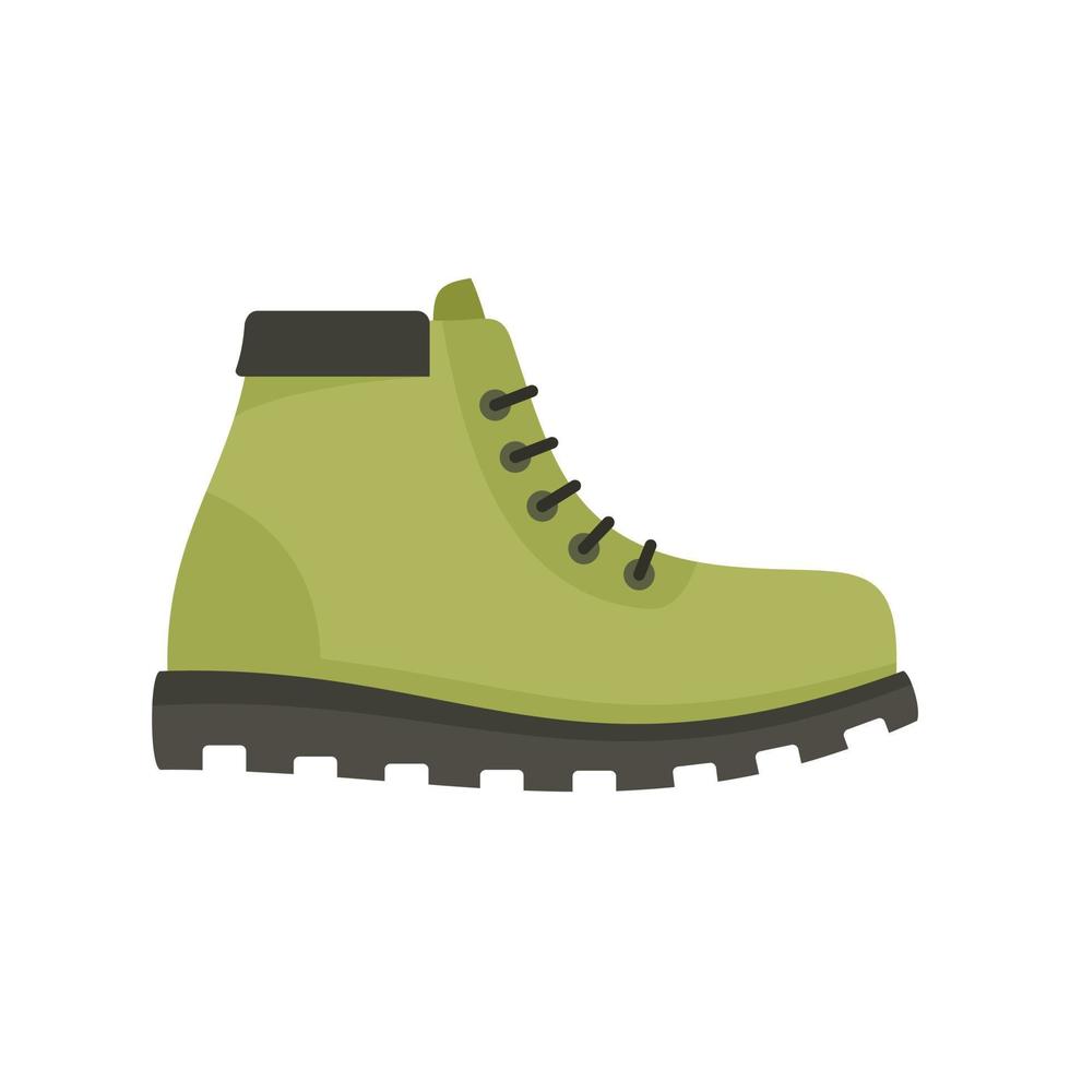 Hunter boot icon, flat style vector