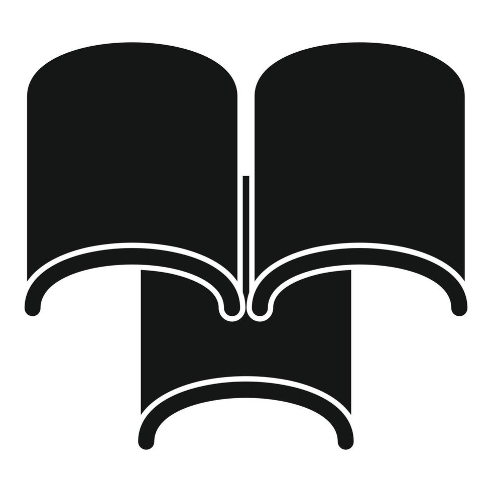 Roof tiles icon, simple style vector