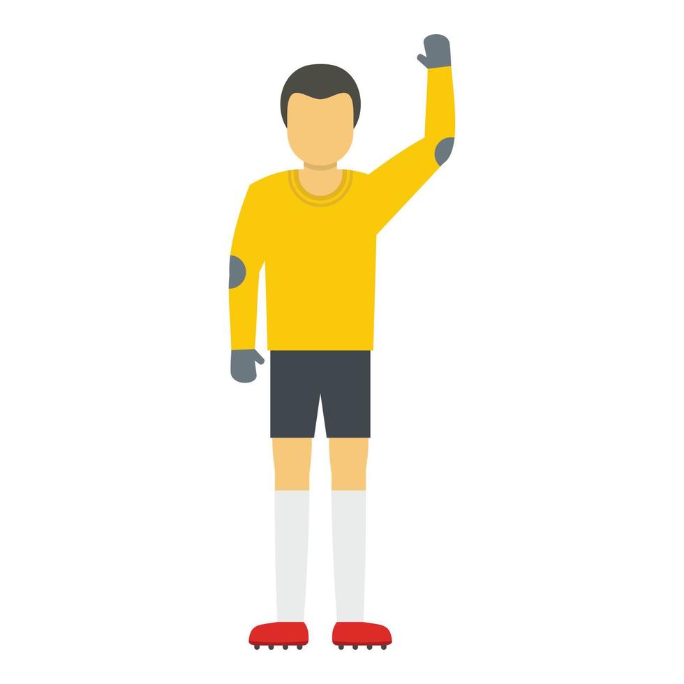 Referee icon, flat style vector