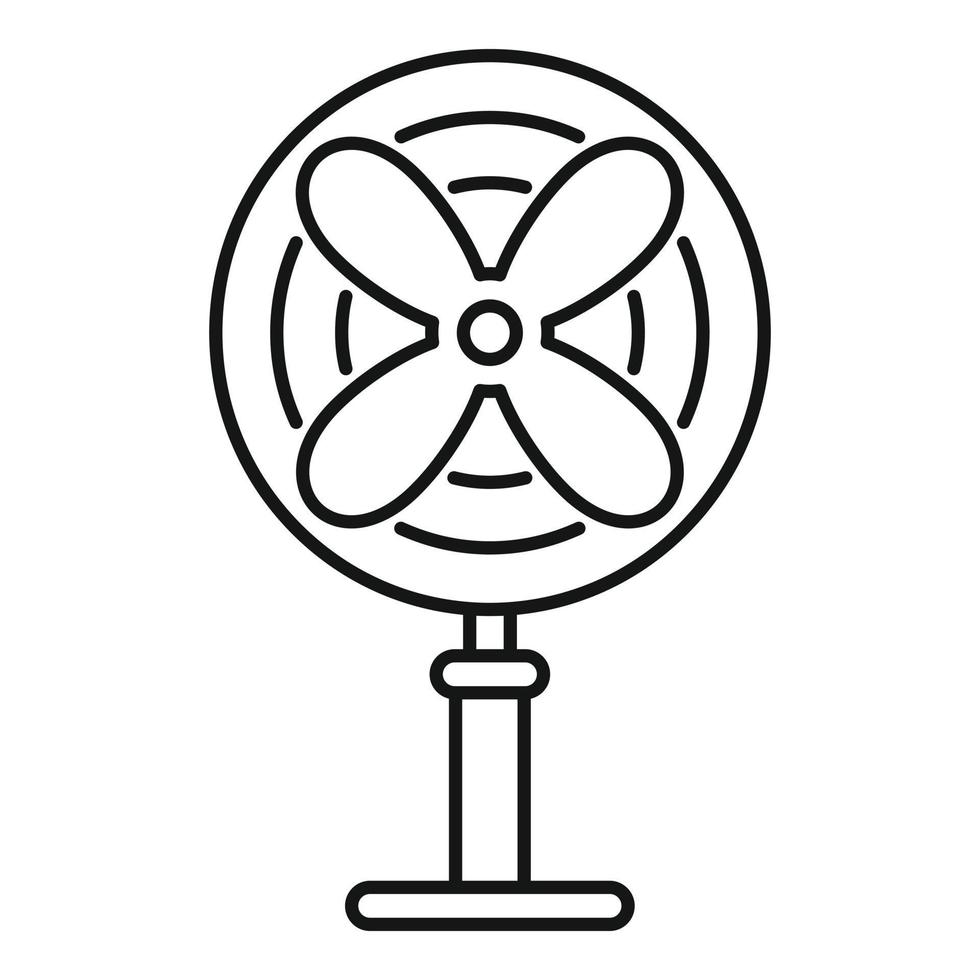 Home propeller icon, outline style vector