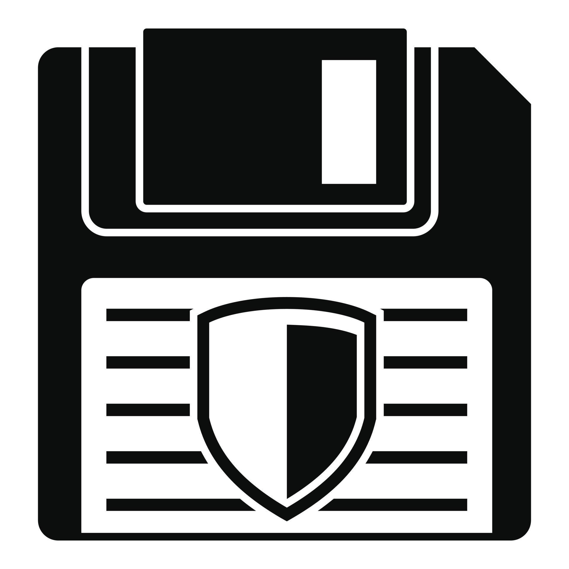 Floppy disk protected icon, simple style 14607838 Vector Art at Vecteezy