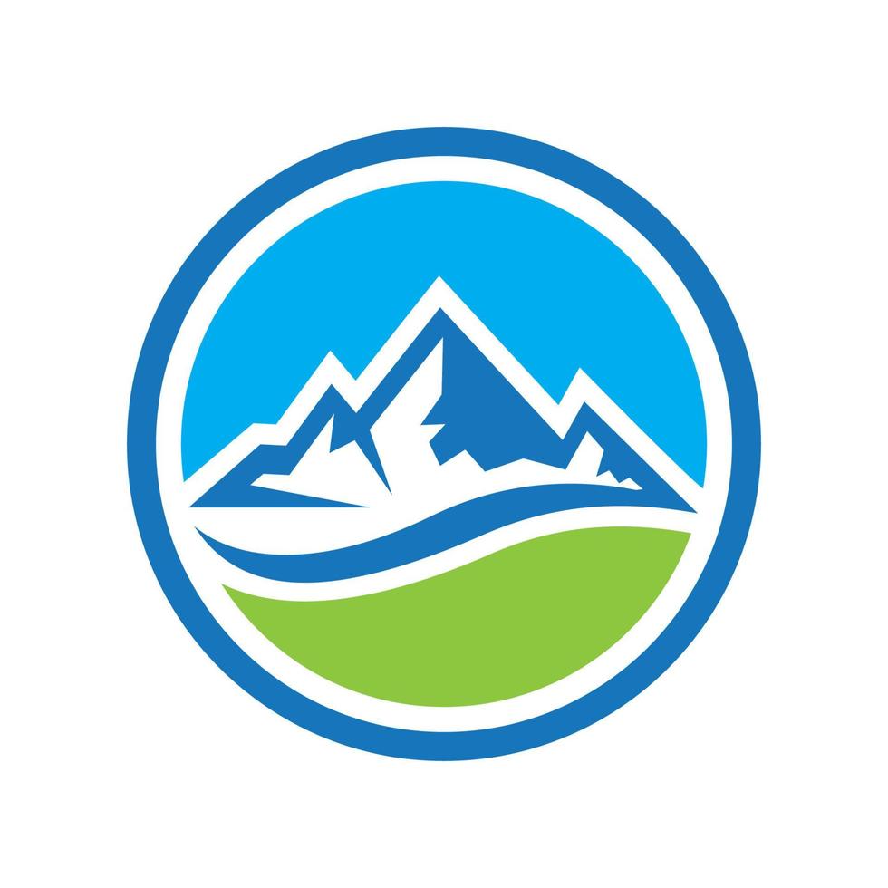 Mountain logo images vector