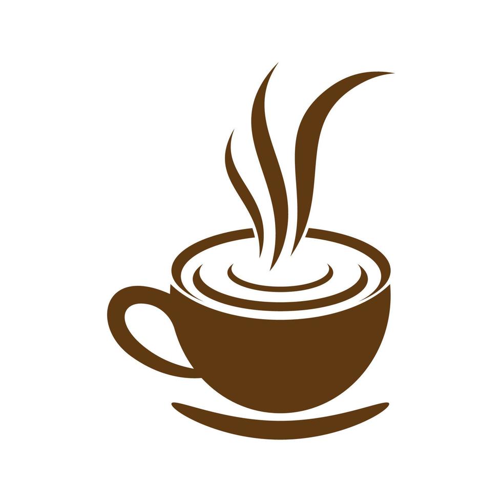 imágenes de taza de cafe logo vector