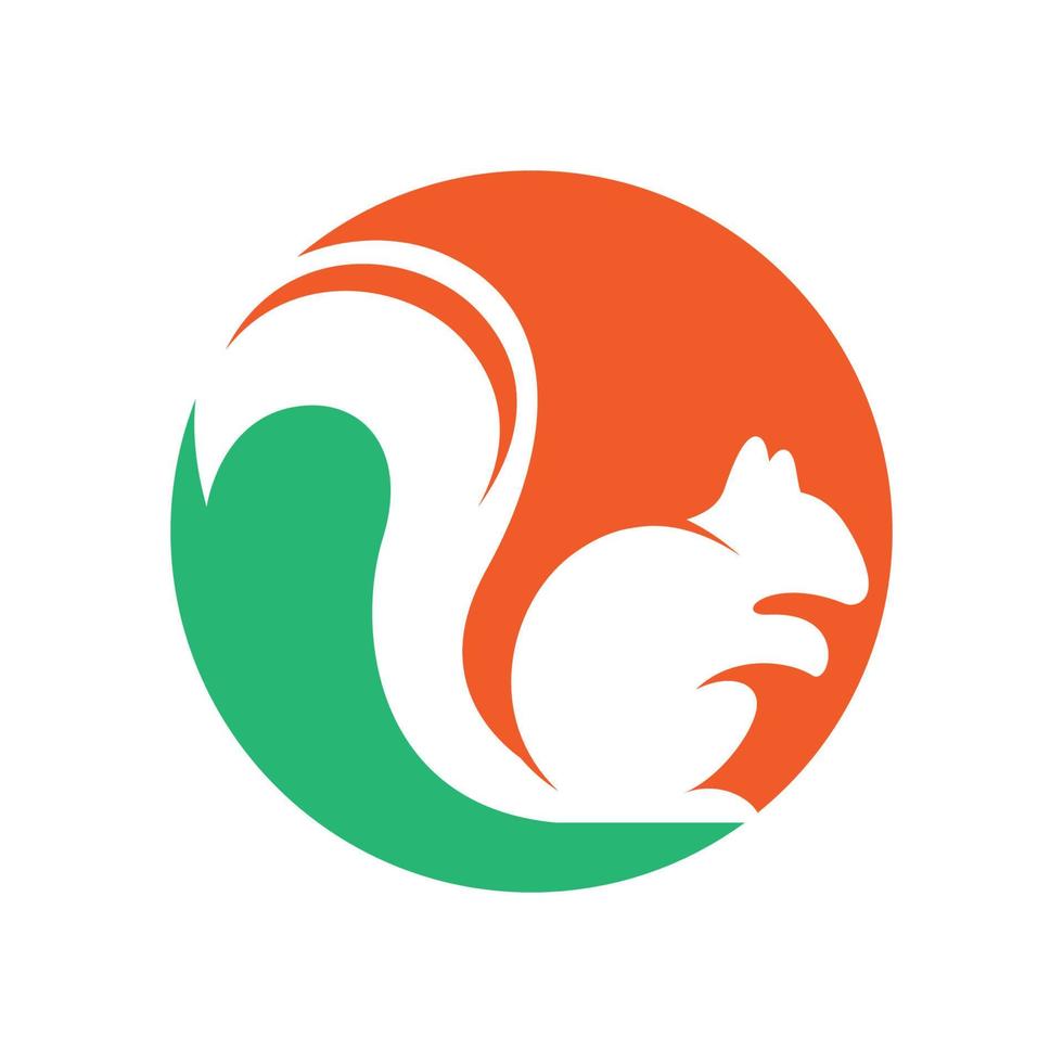 Squirrel logo images illustration vector