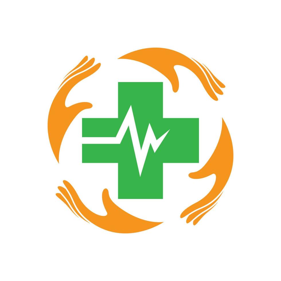 Medical care logo images vector