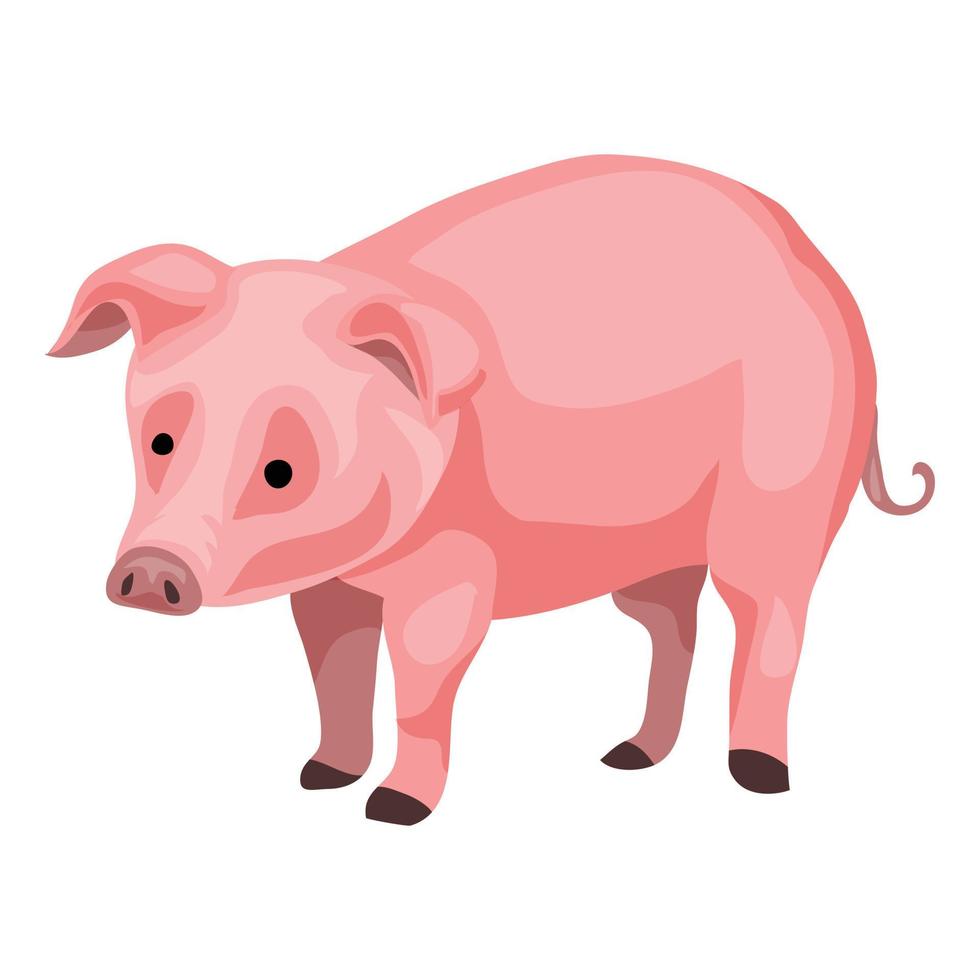 icono de cerdo de granja, estilo de dibujos animados 14608551 Vector en  Vecteezy