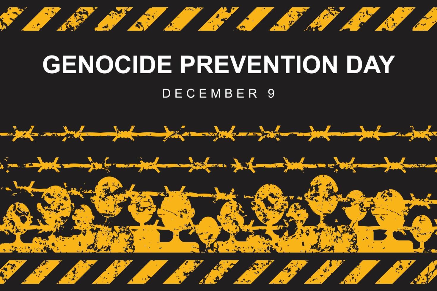 Genocide Prevention Day background. 14608754 Vector Art at Vecteezy