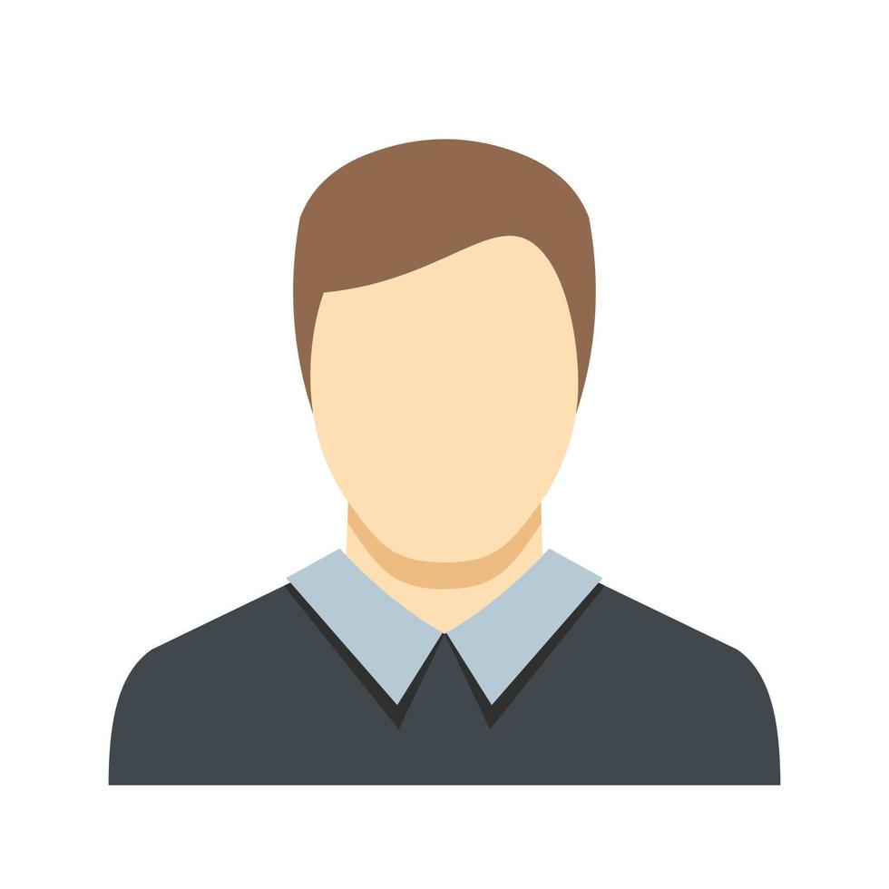 Man avatar icon vector flat