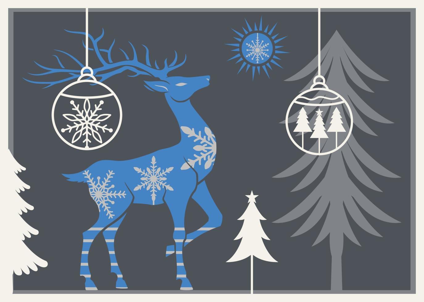 christmas village laser cut, christmas background vector