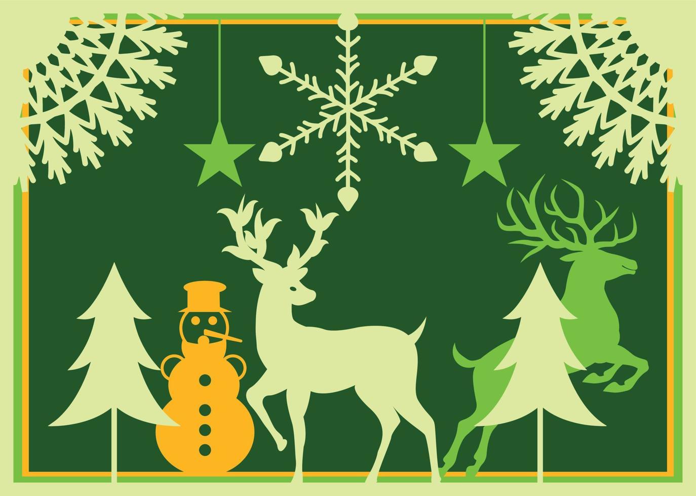 christmas village laser cut, christmas background vector