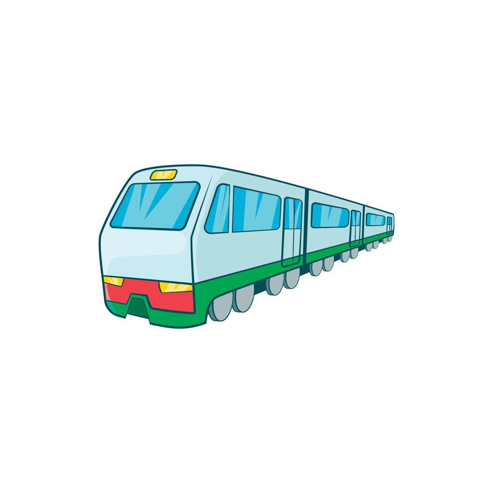 Train icon in cartoon style vector