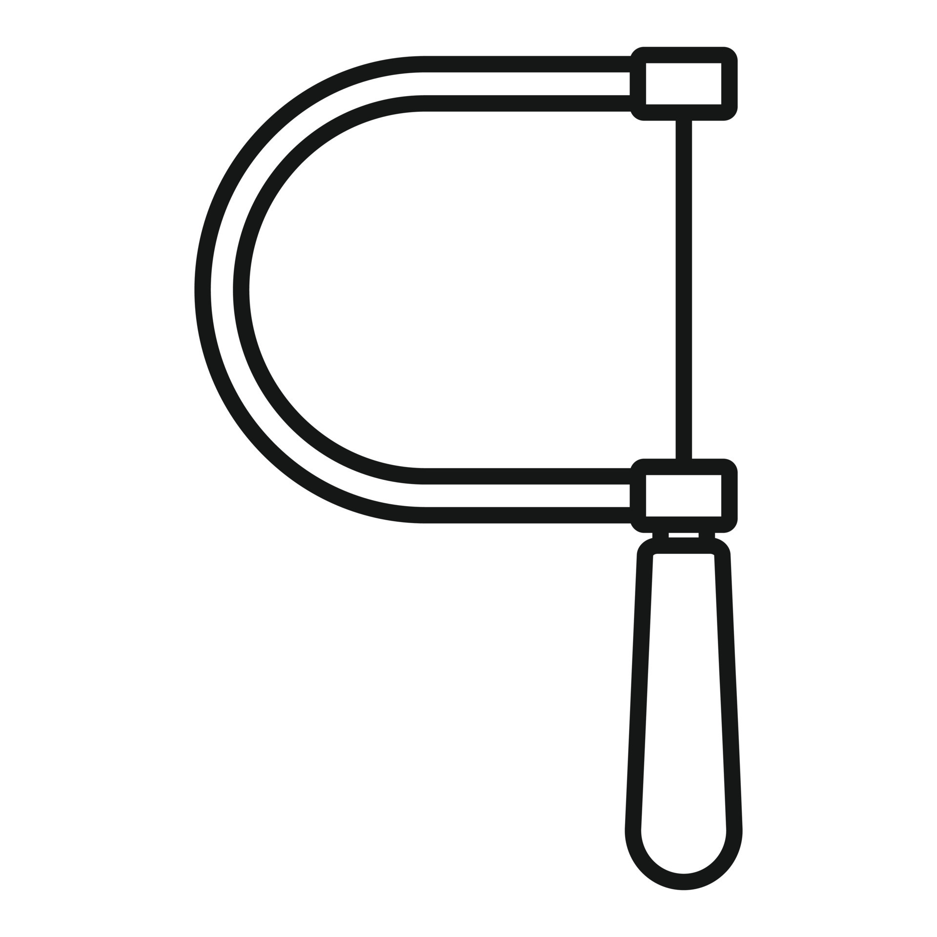 Steel coping saw icon, outline style 14609684 Vector Art at Vecteezy