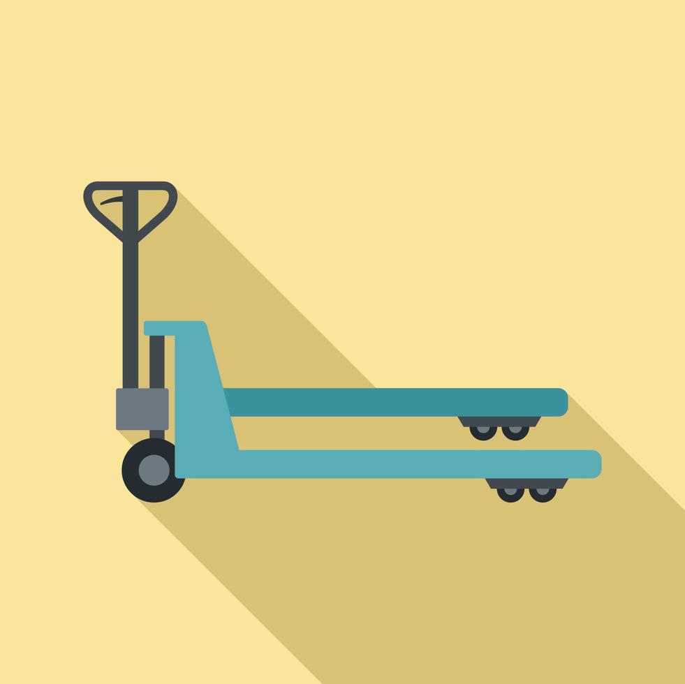 Lift cart icon, flat style vector