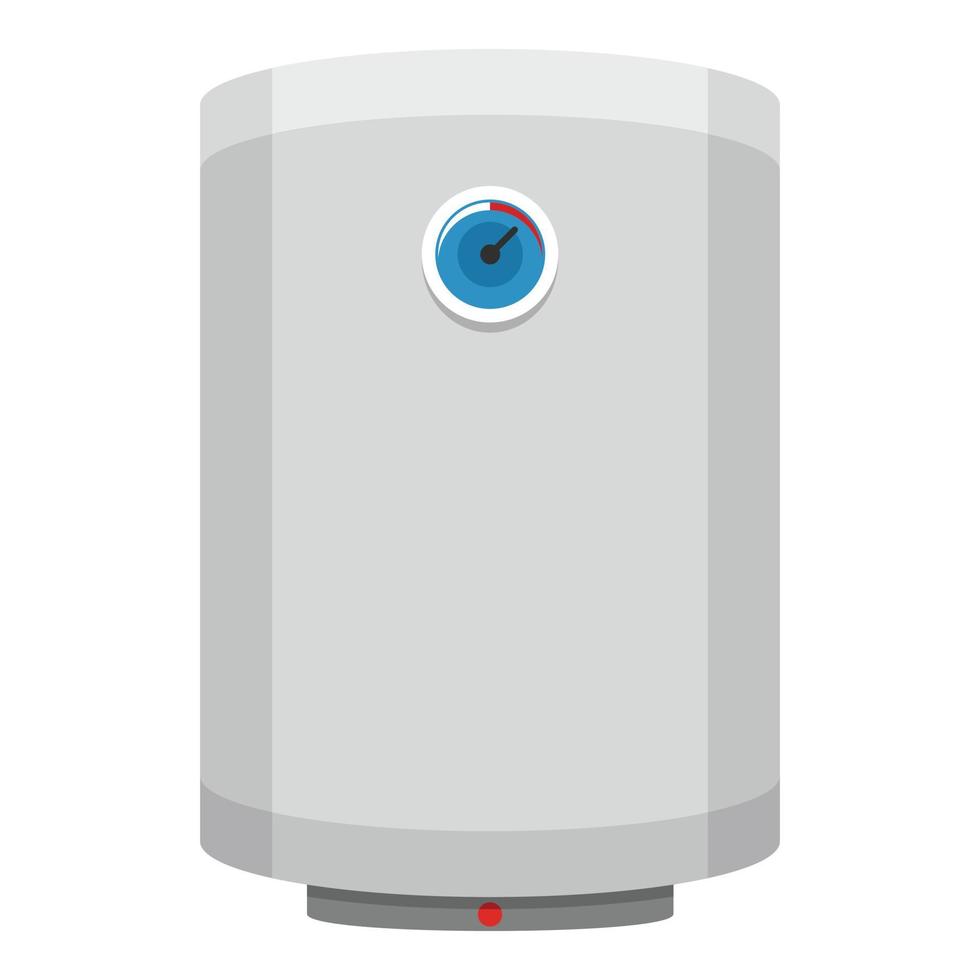 House boiler icon, flat style vector