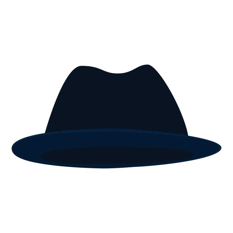 Man hat icon, cartoon style vector