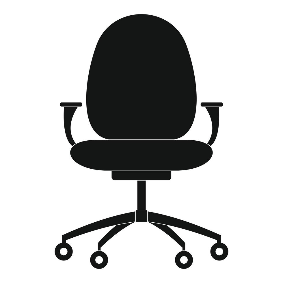 New chair icon, simple style. vector