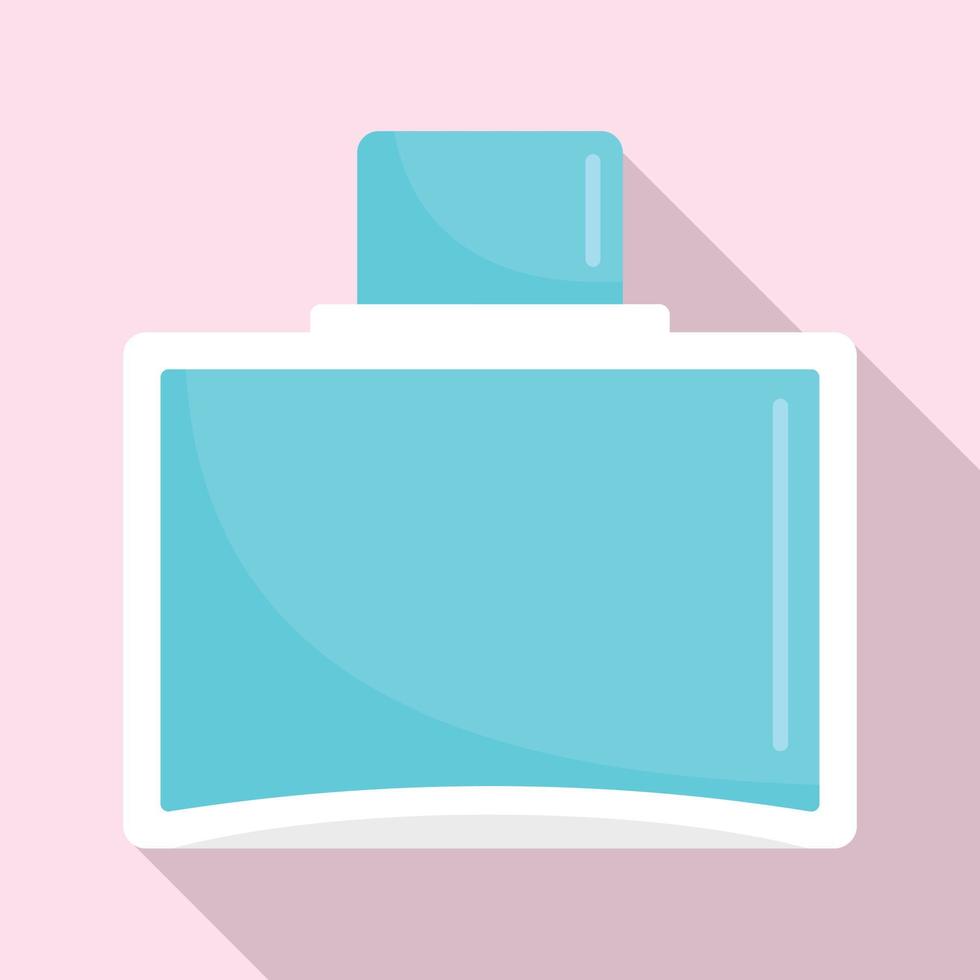 Water perfume icon, flat style vector