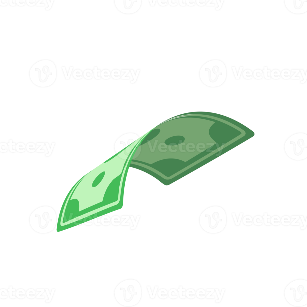 Jack Port money. dollar bills falling from above. png