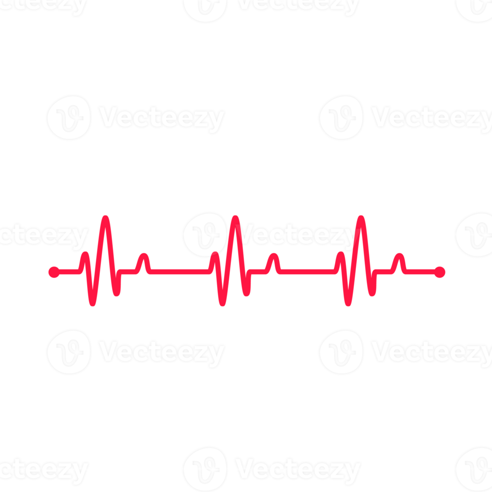 Heartbeat graph Concept of helping patients and exercising for health. png