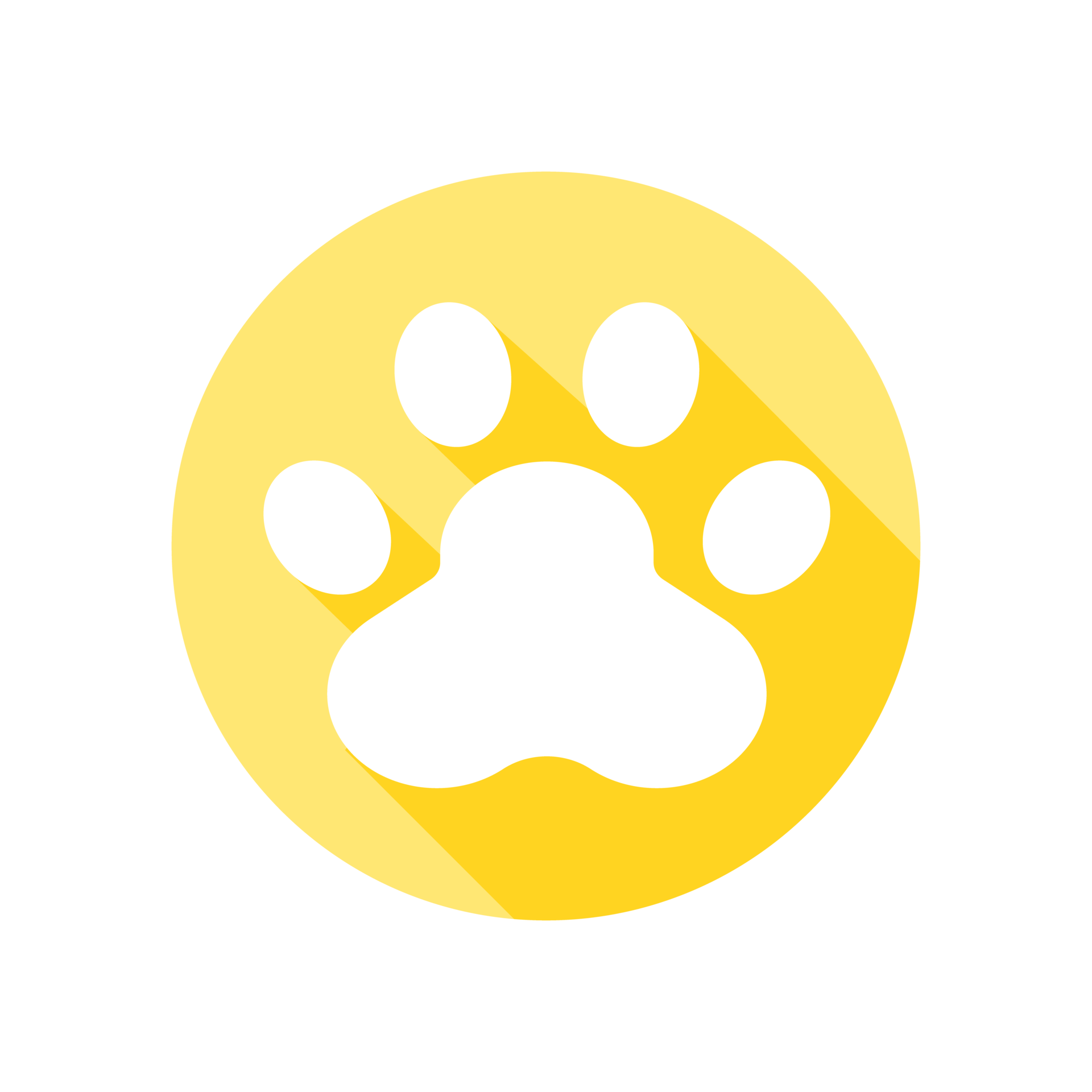 Dog and cat paws with sharp claws. cute animal footprints 14611292 PNG