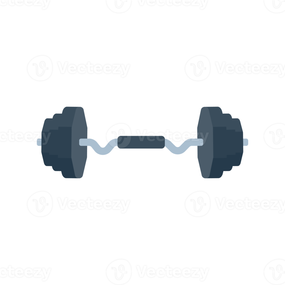 Fitness dumbbells made of steel with weights for lifting exercises to build muscle. png