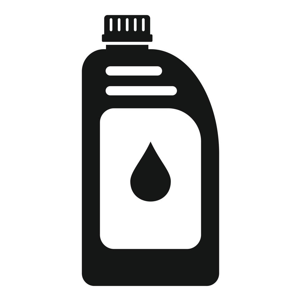 Car motor oil icon, simple style vector