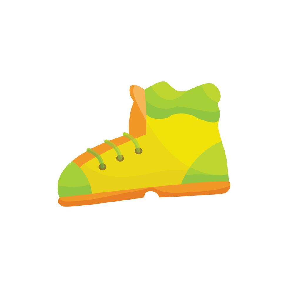 icono de zapatos, estilo de dibujos animados vector