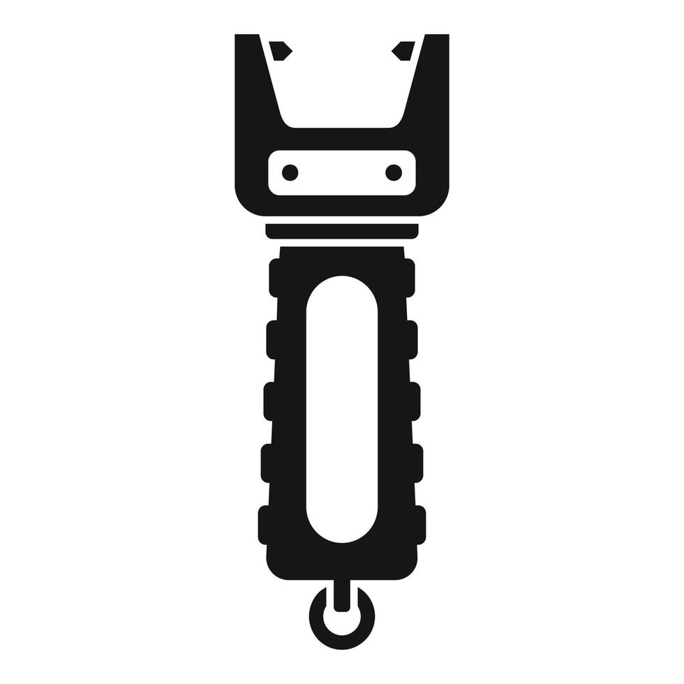 Electro shocker icon, simple style vector